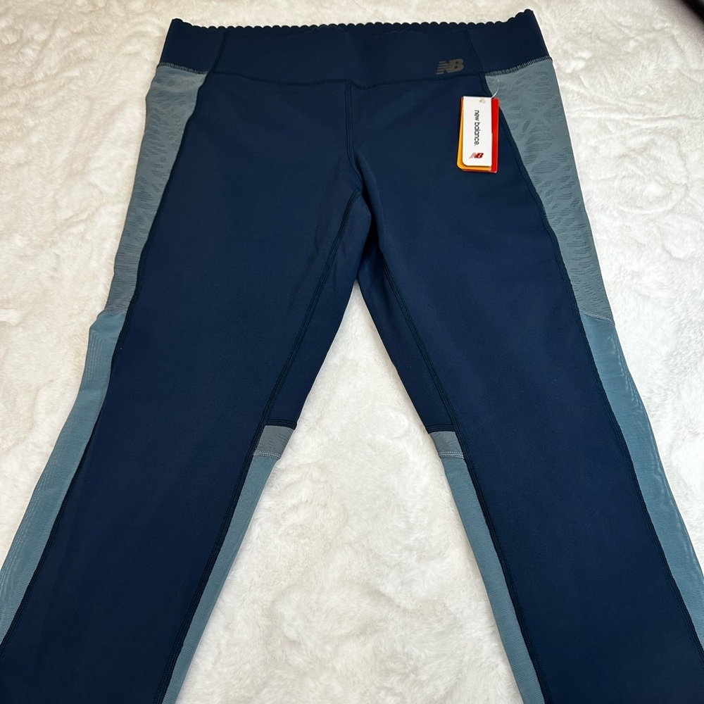 New Balance Navy and blue ,gray,green Leggings